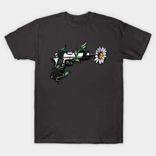 Daisy in Gun Barrel T-Shirt